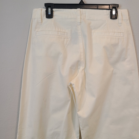 J Crew Sailor Heritage Wide Leg Cream Chino Pants -NWT - Picture 7 of 9